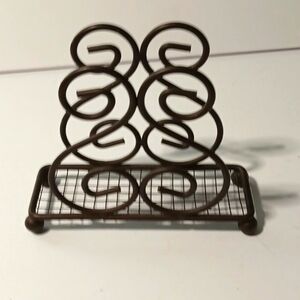 Scroll Collection Steel Napkin Holder, Bronze